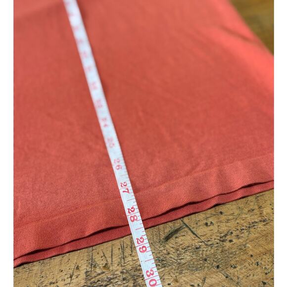 Mens Tommy Bahama Coral Orange Silk Blend Short Sleeve Summer Polo Shirt Large - Picture 8 of 8